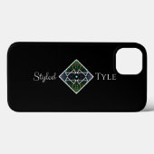 Gestileerd Tyle Logo Case-Mate iPhone Case (Achterkant (horizontaal))