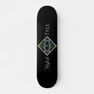Gestileerd Tyle-logo Persoonlijk Skateboard