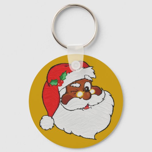 gestileerd zwart Afbeelding Sleutelhanger (Voorkant)