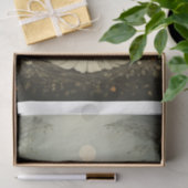 Gestileerde 1920 Engel met bloemen Tissuepapier (Geschenk)