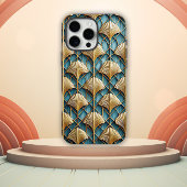 Gestileerde 3D Art Deco waaierontwerp Case-Mate iPhone Case