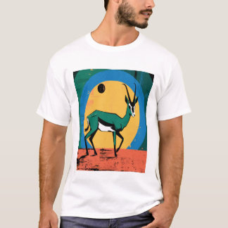 Gestileerde Afrikaanse wilde dieren T-shirt