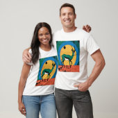 Gestileerde Afrikaanse wilde dieren T-shirt (Unisex)