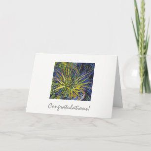 Gestileerde Aloë Gefeliciteerd Kaart