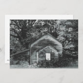 gestileerde Amerikaanse gotische oude kerk herdruk Feestdagenkaart (Voorkant / Achterkant)