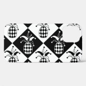 Gestileerde Ananas Harlequin Doodle Patroon Case-Mate iPhone Case (Achterkant (horizontaal))