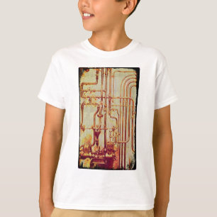 Gestileerde Antieke Muurbuizen T-shirt