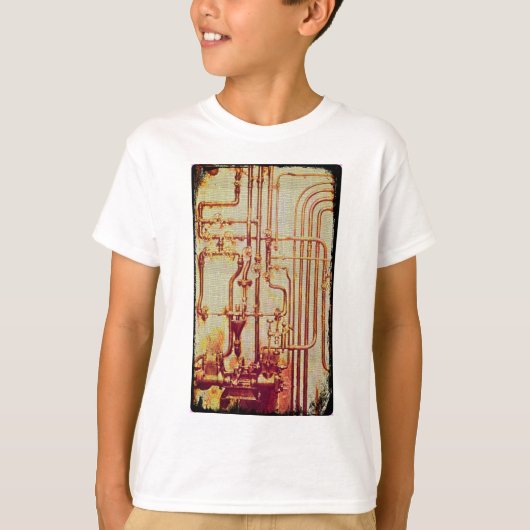 Gestileerde Antieke Muurbuizen T-shirt (Voorkant)