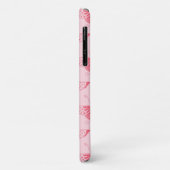 Gestileerde Art Deco vlinder - koraalroze Case-Mate iPhone Case (Achterkant/links)
