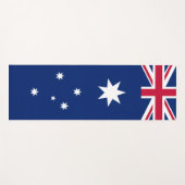 Gestileerde Australische vlag Yogamat (Voorkant (horizontaal))