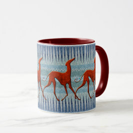 Gestileerde Azawakh Blauw Mok