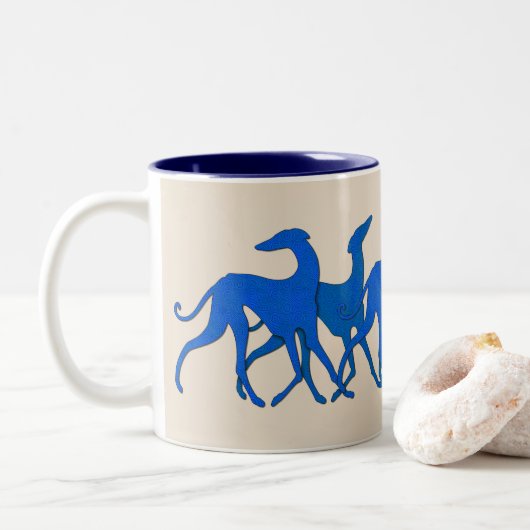 Gestileerde Azawakh mokken (Met donut)