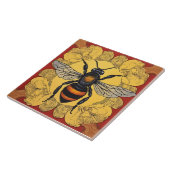 Gestileerde bijenillustratie - tegeltje (Zijkant)