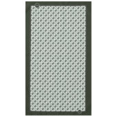 Gestileerde Blad Patroon Monogram Groot Groen ID70 Tafelkleed (Voorkant)