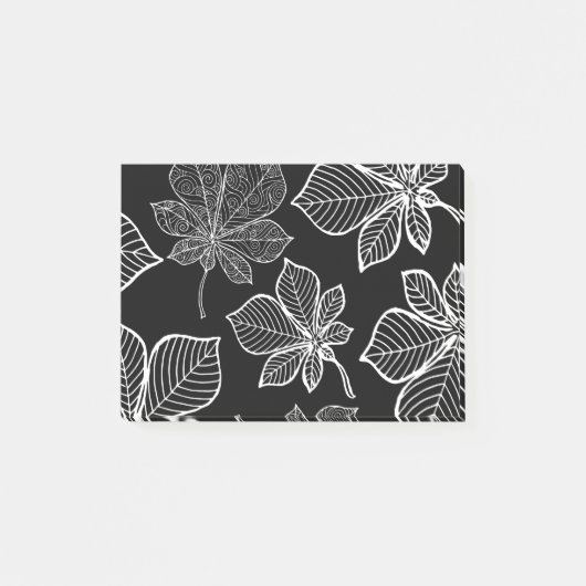 Gestileerde bladeren 3 post-it® notes (Voorkant)