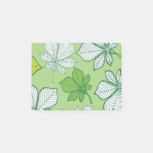 Gestileerde bladeren 6 post-it® notes (Voorkant)