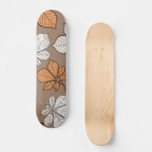 Gestileerde bladeren 7 persoonlijk skateboard (Voorkant)