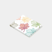 Gestileerde bladeren 8 post-it® notes (Schuin)