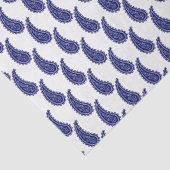  gestileerde blauwe paisley tissuepapier (Detail)