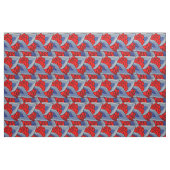 gestileerde bloemen en bladblad stof (Fat Quarter)