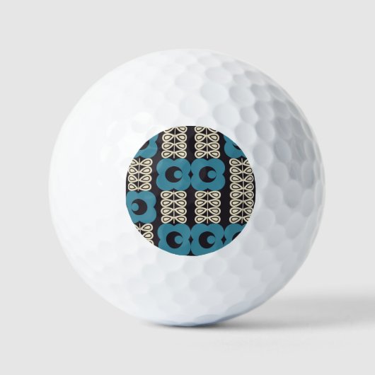 Gestileerde bloemen: geometrisch. golfballen (Voorkant)