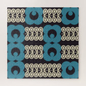Gestileerde bloemen:  geometrisch. legpuzzel (Horizontaal)