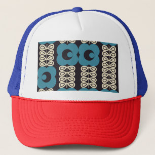 Gestileerde bloemen: geometrisch. trucker pet