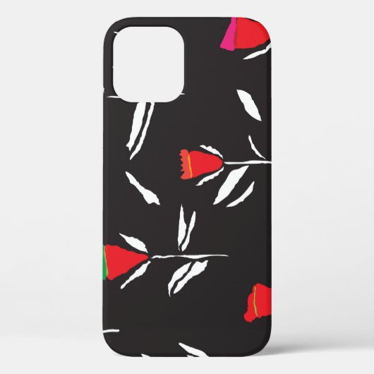 Gestileerde bloemen:  patroonelegantie Case-Mate iPhone case (Achterkant)