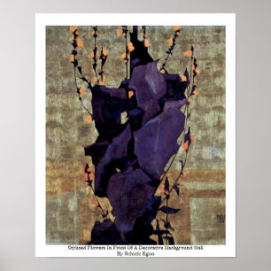 Gestileerde Bloemen Poster