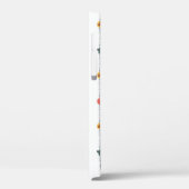 Gestileerde bloemen: Waterverf naadloos ontwerp. Case-Mate iPhone Case (Achterkant / Links)