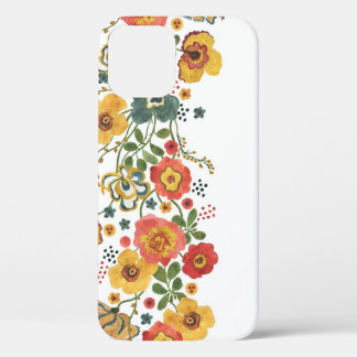 Gestileerde bloemen: Waterverf naadloos ontwerp. Case-Mate iPhone Case