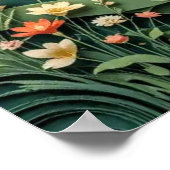 Gestileerde boom #1 poster (Hoek)