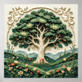 Gestileerde boom #1 poster (Voorkant)