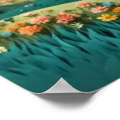 Gestileerde boom #2 poster (Hoek)