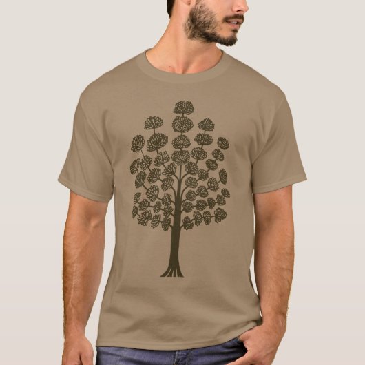 Gestileerde Boom T-shirt (Voorkant)