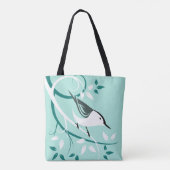 Gestileerde Boomklever In Boom Tote Bag (Achterkant)