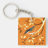 Gestileerde Boomklever Kunst Sleutelhanger (Voorkant)