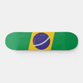 Gestileerde Braziliaanse vlag Persoonlijk Skateboard (Horizontaal)