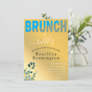 Gestileerde brunch en bubble Vrijgezellenfeest Kaart