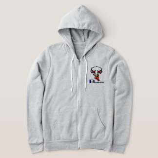 Gestileerde Bushido Karate logo rits hoodie