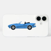 Gestileerde cabriolet sportwagen Case-Mate iPhone case (Achterkant (horizontaal))