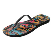Gestileerde Cactus Funky Flip Flops (Schuin)