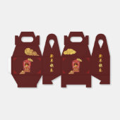 Gestileerde Chinese Palanquin Rat Jaar 2020 GFB Bedankdoosjes (Uitgevouwen)