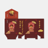Gestileerde Chinese Palanquin Rat Jaar 2020 TFB Bedankdoosjes (Uitgevouwen)
