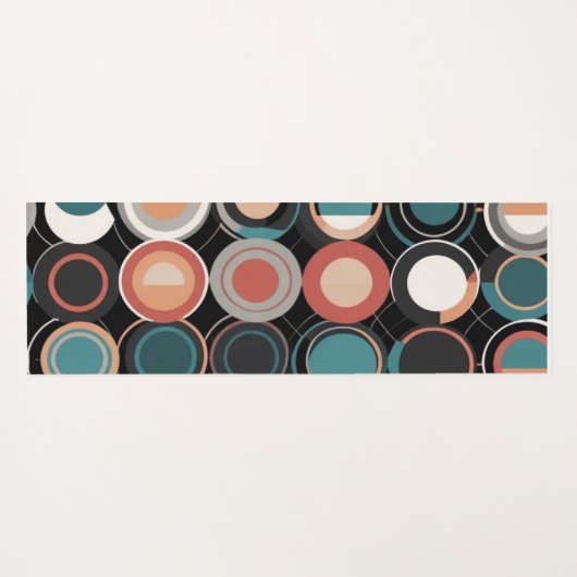 gestileerde cirkel yogamat (Achterkant (horizontaal))