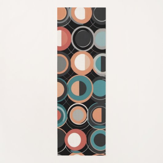 gestileerde cirkel yogamat (Voorkant)