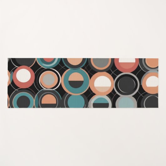 gestileerde cirkel yogamat (Voorkant (horizontaal))