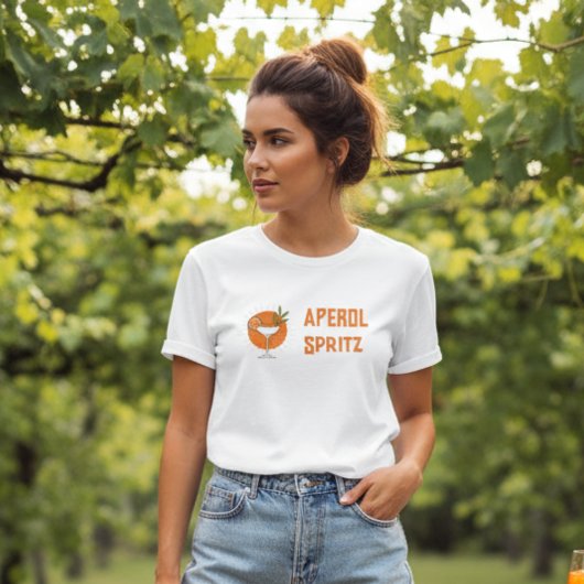 Gestileerde cocktail Aperol Spritz Tri-Blend Shirt