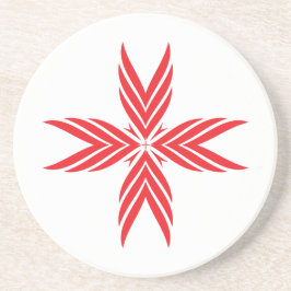 gestileerde cross-Onderzetters Zandsteen Onderzetter