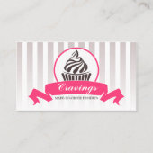 Gestileerde Cupcake Banketbakkerij Visitekaartje (Voorkant)